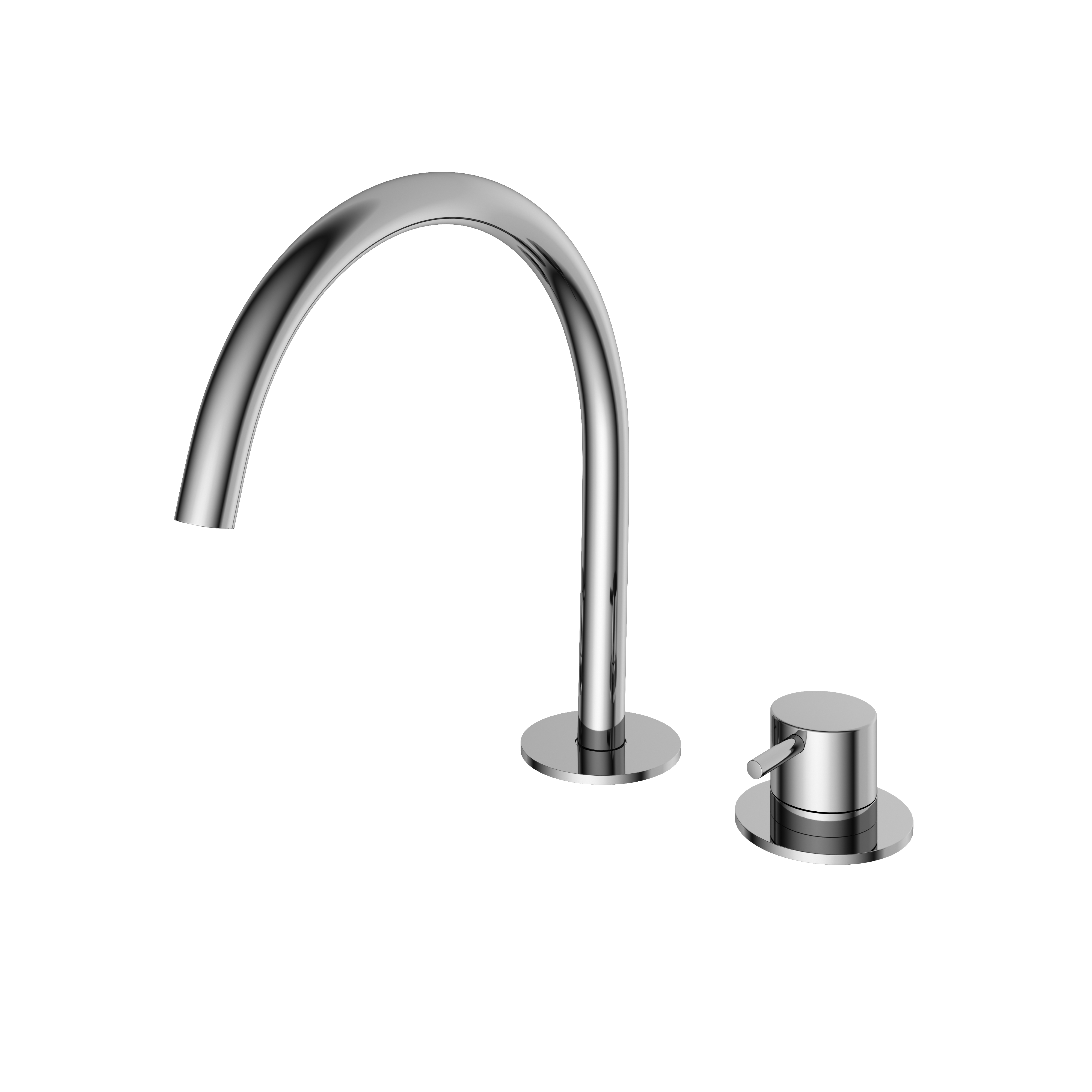 Hotbath Cobber wastafelmengkraan 2 gats CB023CR Chroom