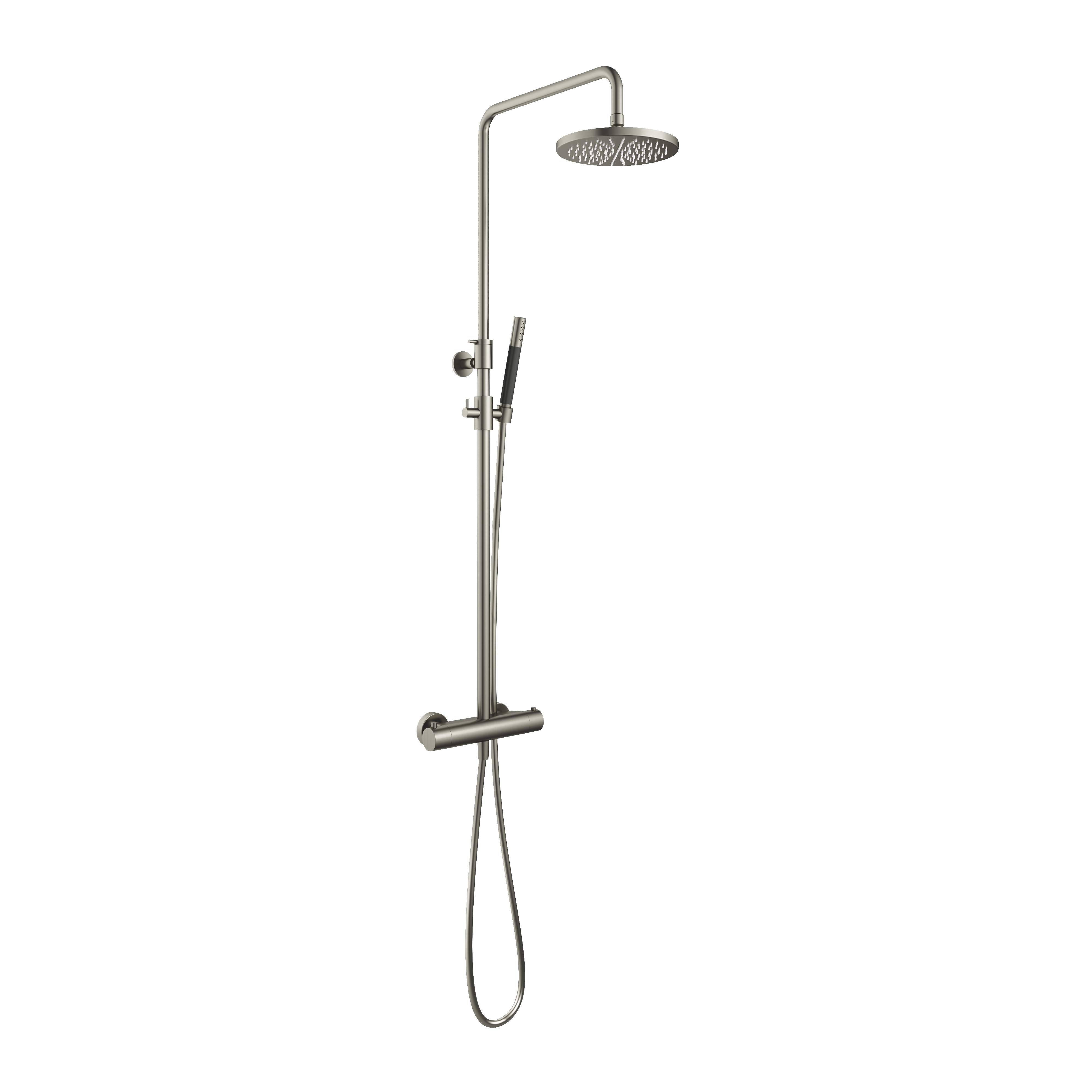 Hotbath Cobber therm. stortdouche ronde handd. GN SDS9GN1 Geborsteld Nikkel