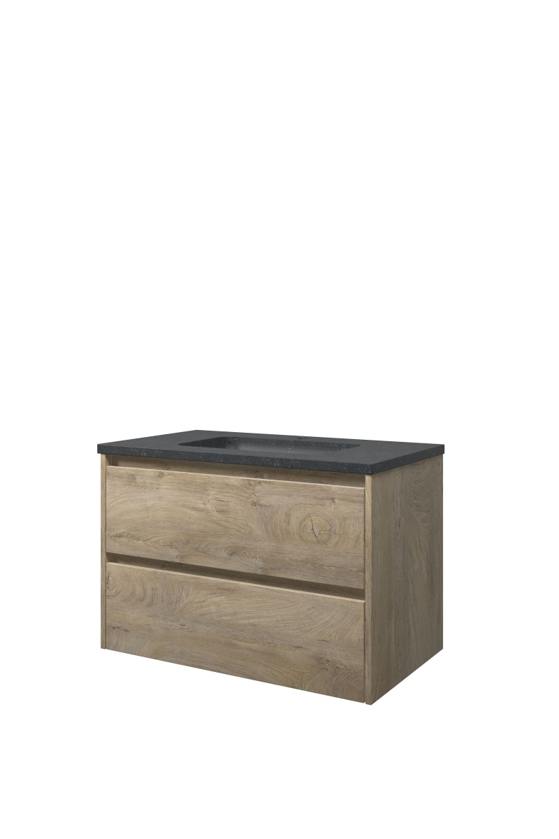 Proline set hardsteen Elegant wast. met 1 krgt. en onderk. sym. RBSB801RO Raw oak/Blue stone H545xB800xD460