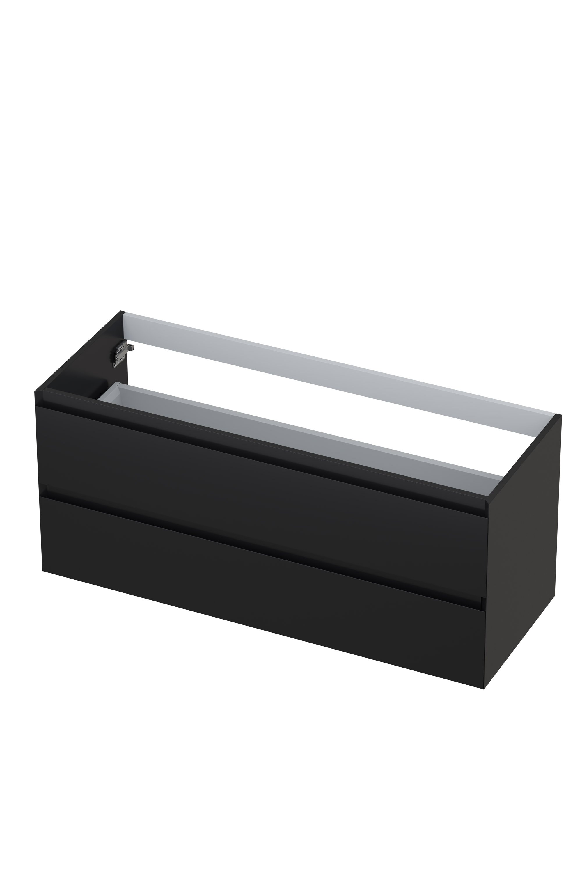 INK onderk. 2 laden greepl. gelakt 45gr 1240443 Hglans antraciet H520xB1200xD450