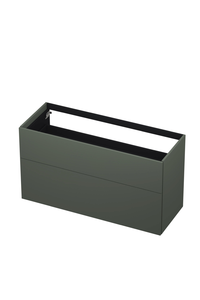 INK P2O onderkast 2 laden push to 1259223 mat beton groen H650xB1200xD450
