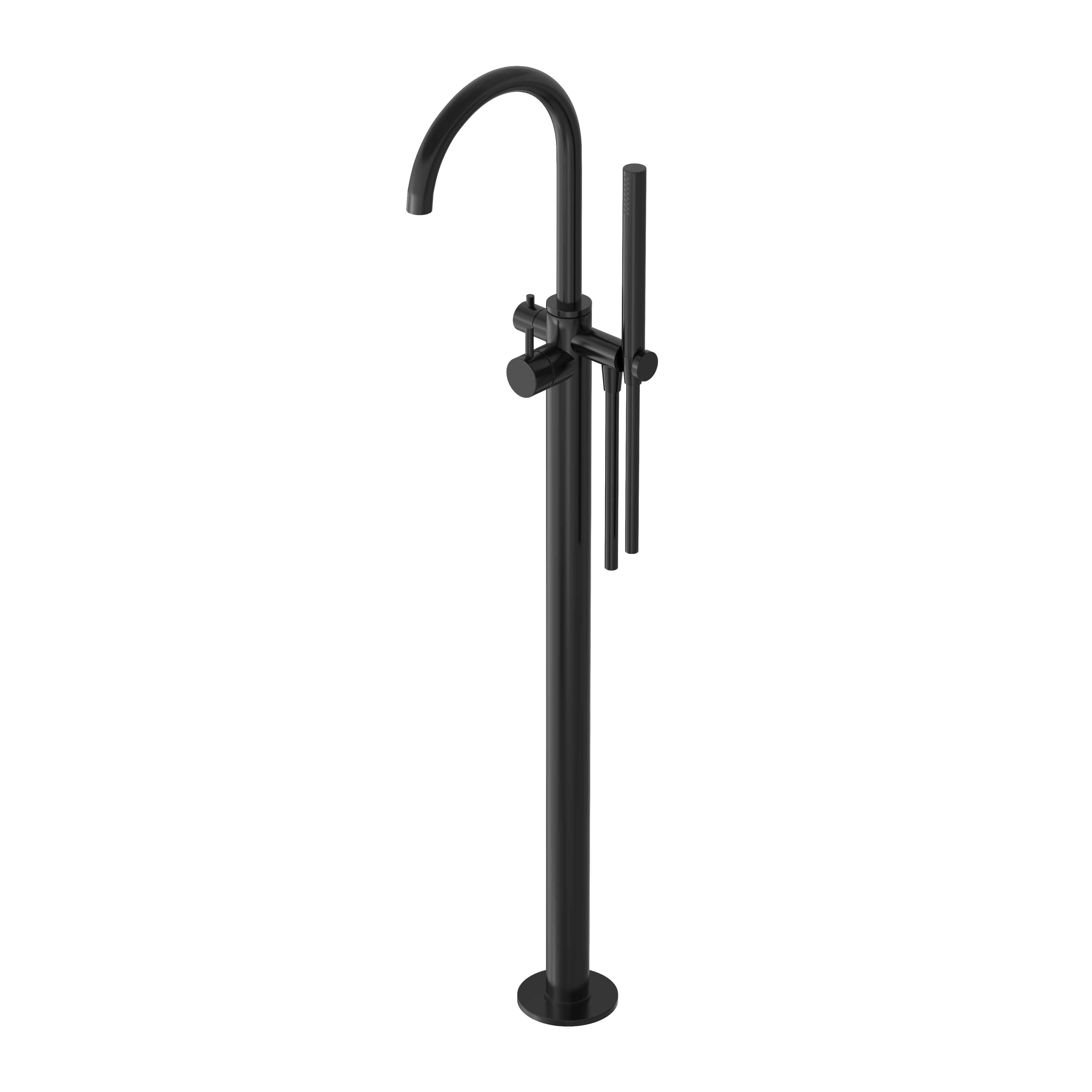 Hotbath Cobber badmengkraan vloermontage CB187EXTMBP Geborsteld zwart PVD