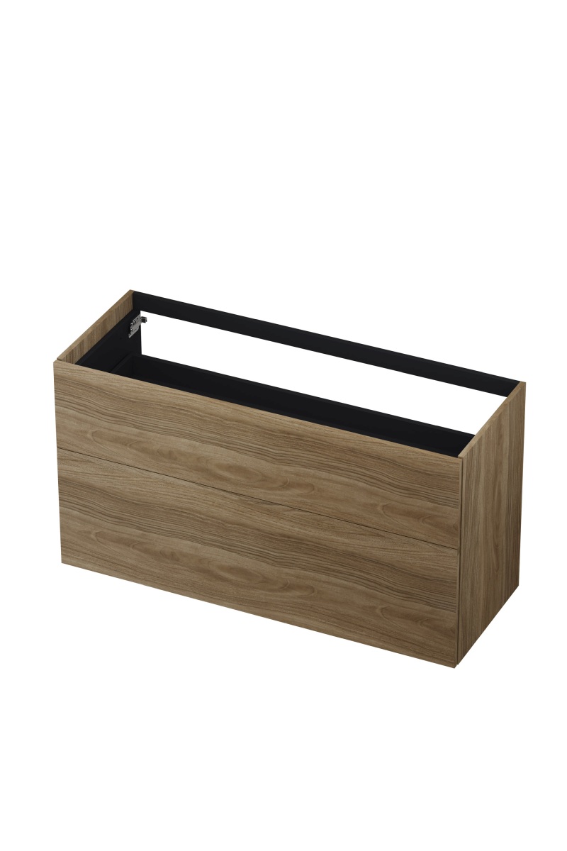 INK P2O onderkast 2 laden push to 1259224 Zuiver eiken H650xB1200xD450