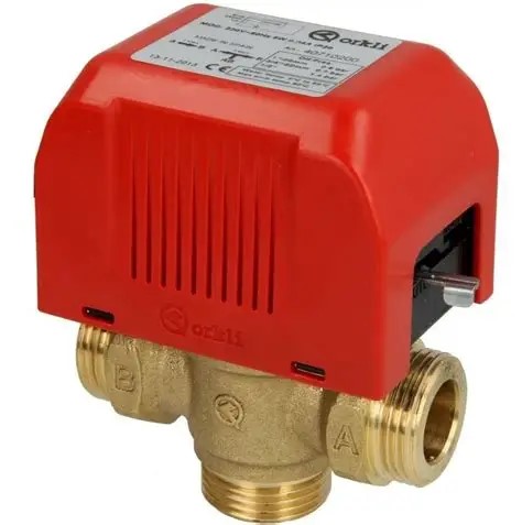 Aerowatt 3-weg zoneklep 230V 1bu AW-005AP201