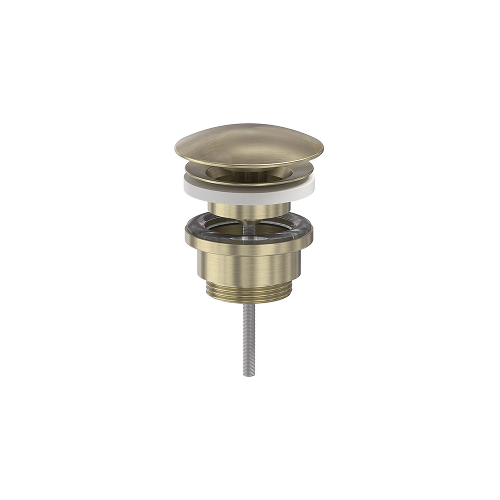 MAY Design plug always open 6804604 Geborsteld mat goud PVD