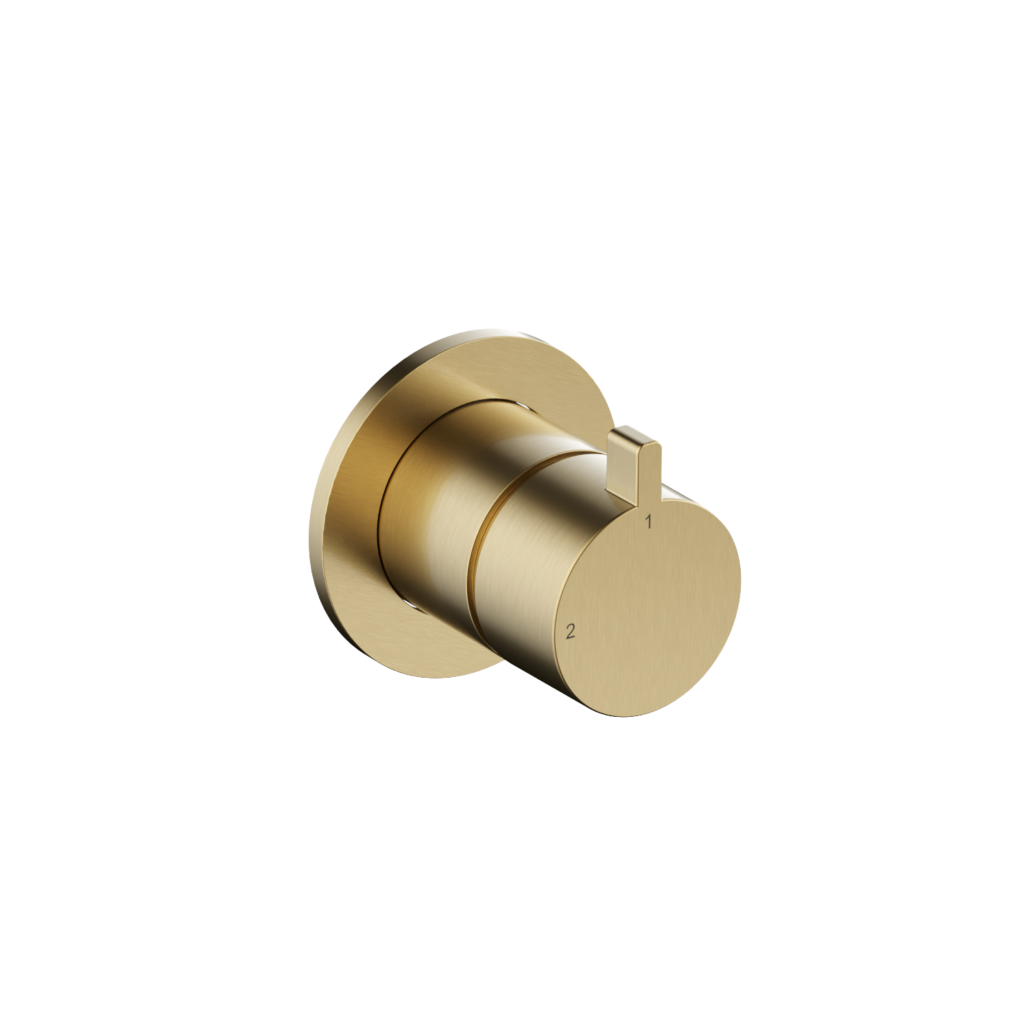 Hotbath Ace afbouwdeel 2-weg omstel AC111EXTBBP Geborsteld messing PVD