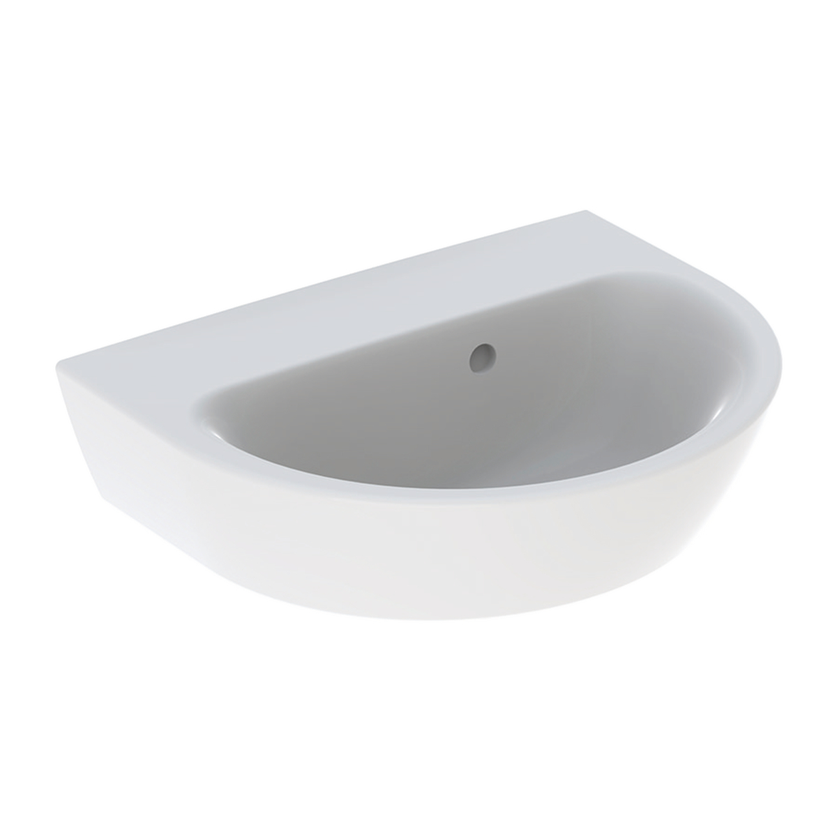 Geberit Renova fontein 45x36cm z.krgt. m.overl. 500.495.01.8 Wit KeraTect