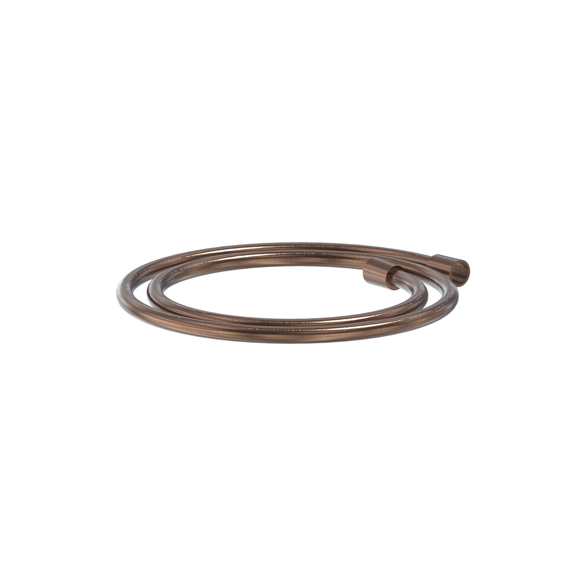 MAY Doucheslang smooth 150cm 6804155 Geborsteld mat koper PVD