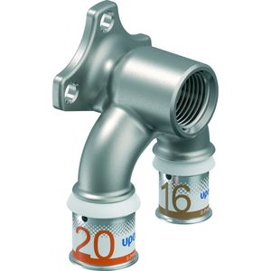 Uponor S-Press Plus pers-U muurplaat met ronde flens 20 x 1/2 bidr. x 16 mm  (1070631)
