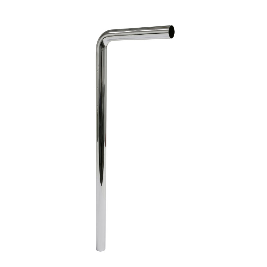 Chroom Vloerbuis 5/4 x 750