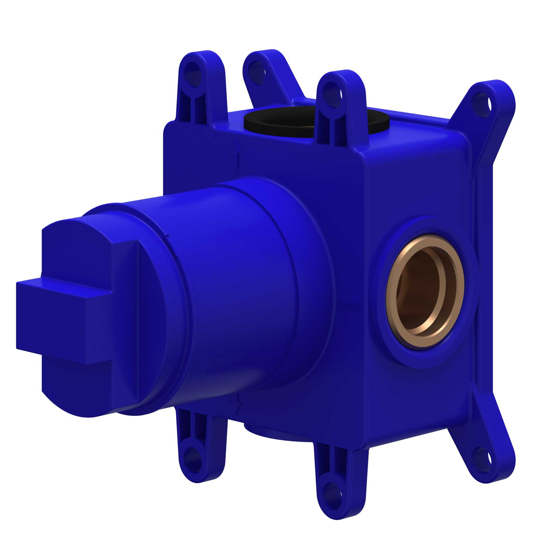 IVY Inbouwbox t.b.v. inbouw 3-weg stop-omstel symmetry 6202440 Donker blauw