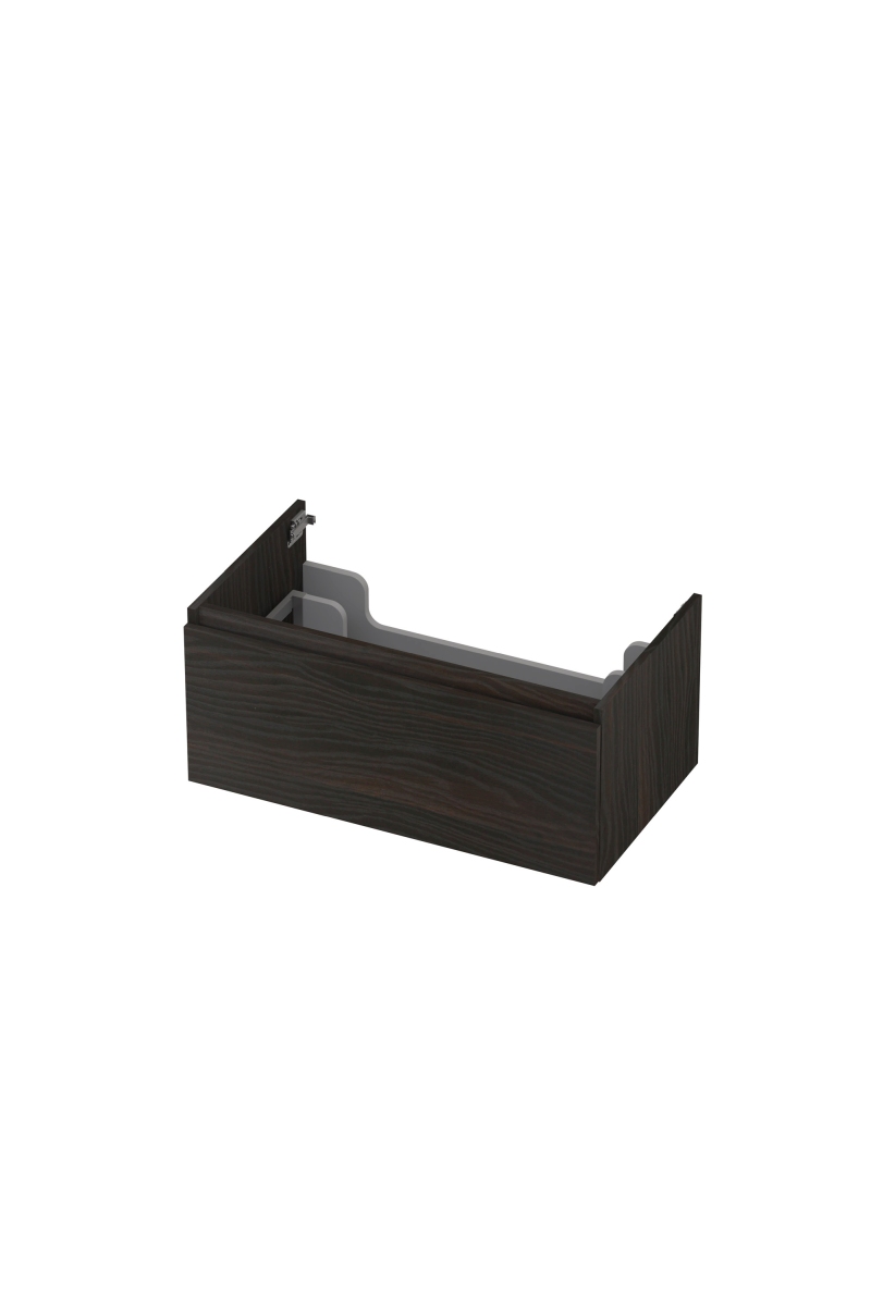Onderkast 1L greeploos houten keerlijs 80x45x35 Intens eiken