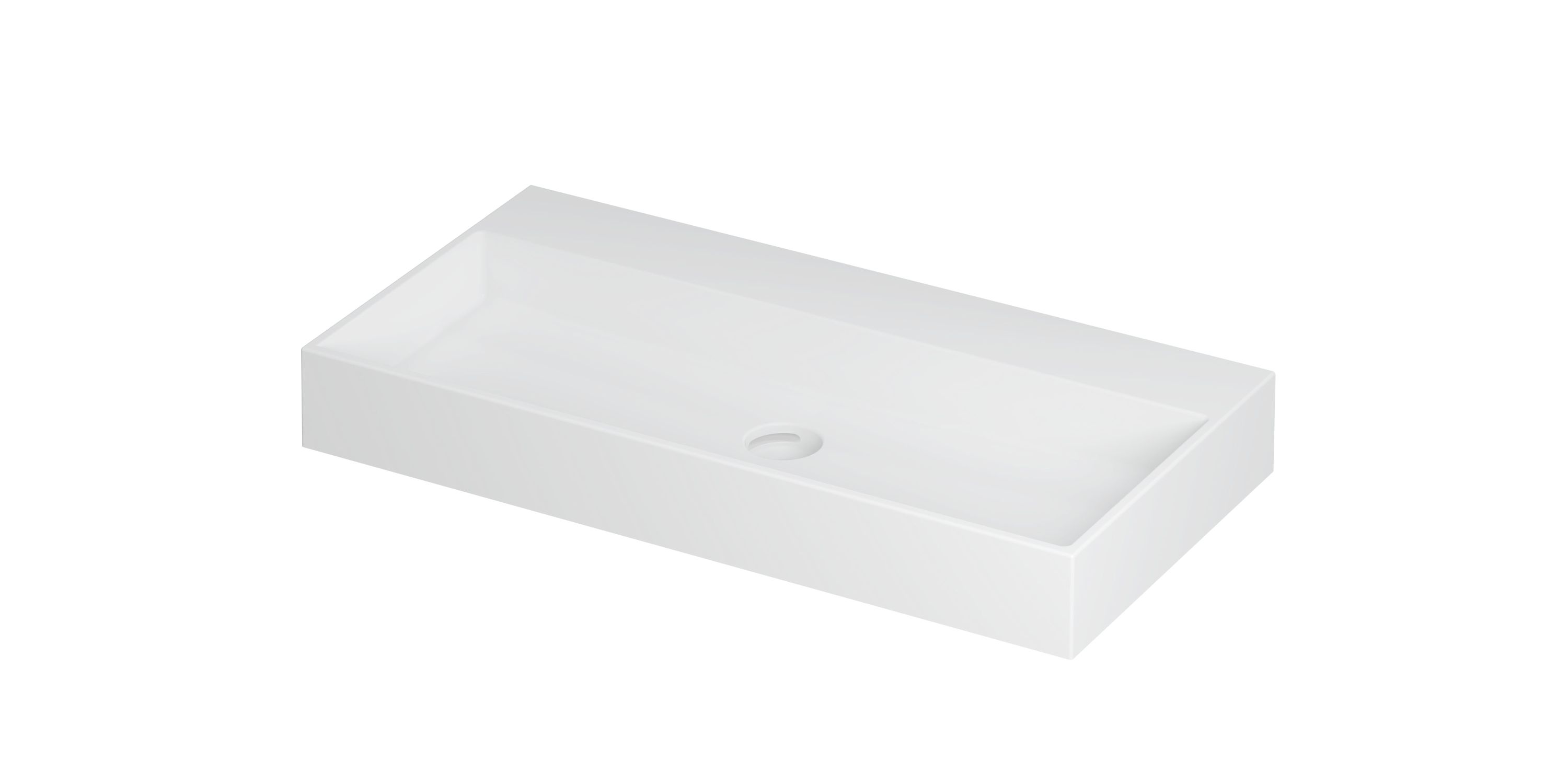 INK United wast. porselein z. krgt. incl. click plug en verb. overl. 0206042 Mat wit