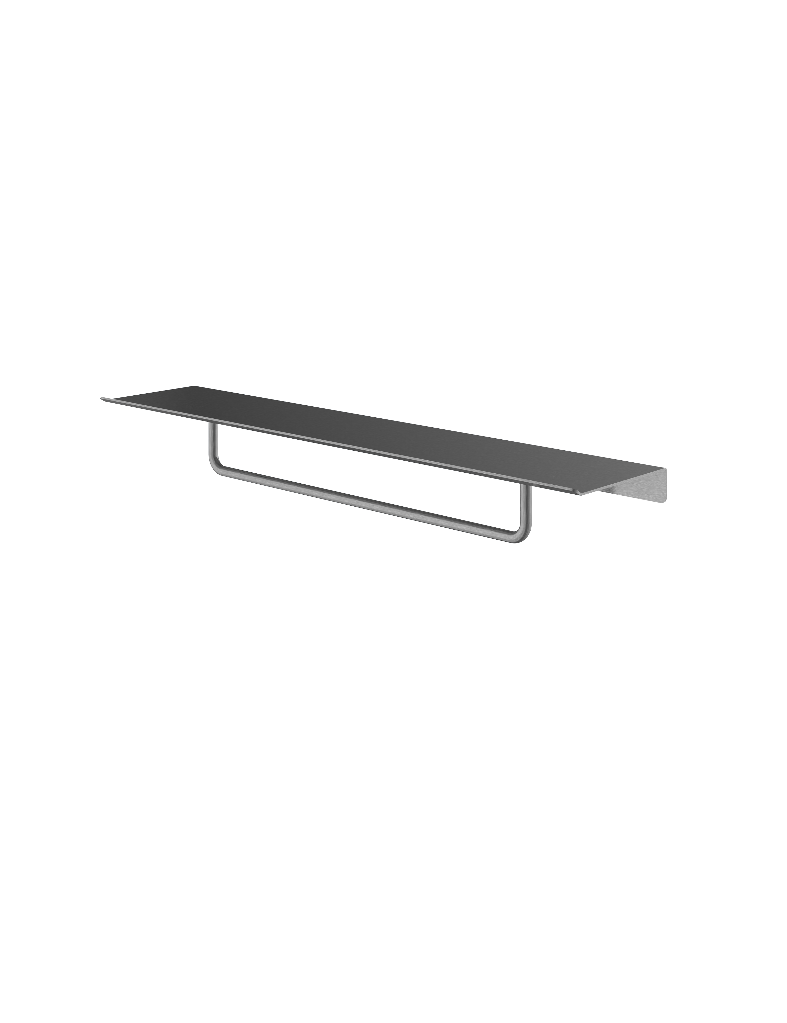 Hotbath More handdoek rek 40 cm voor planchet serie SHA04BGP Geborsteld gunmetal PVD