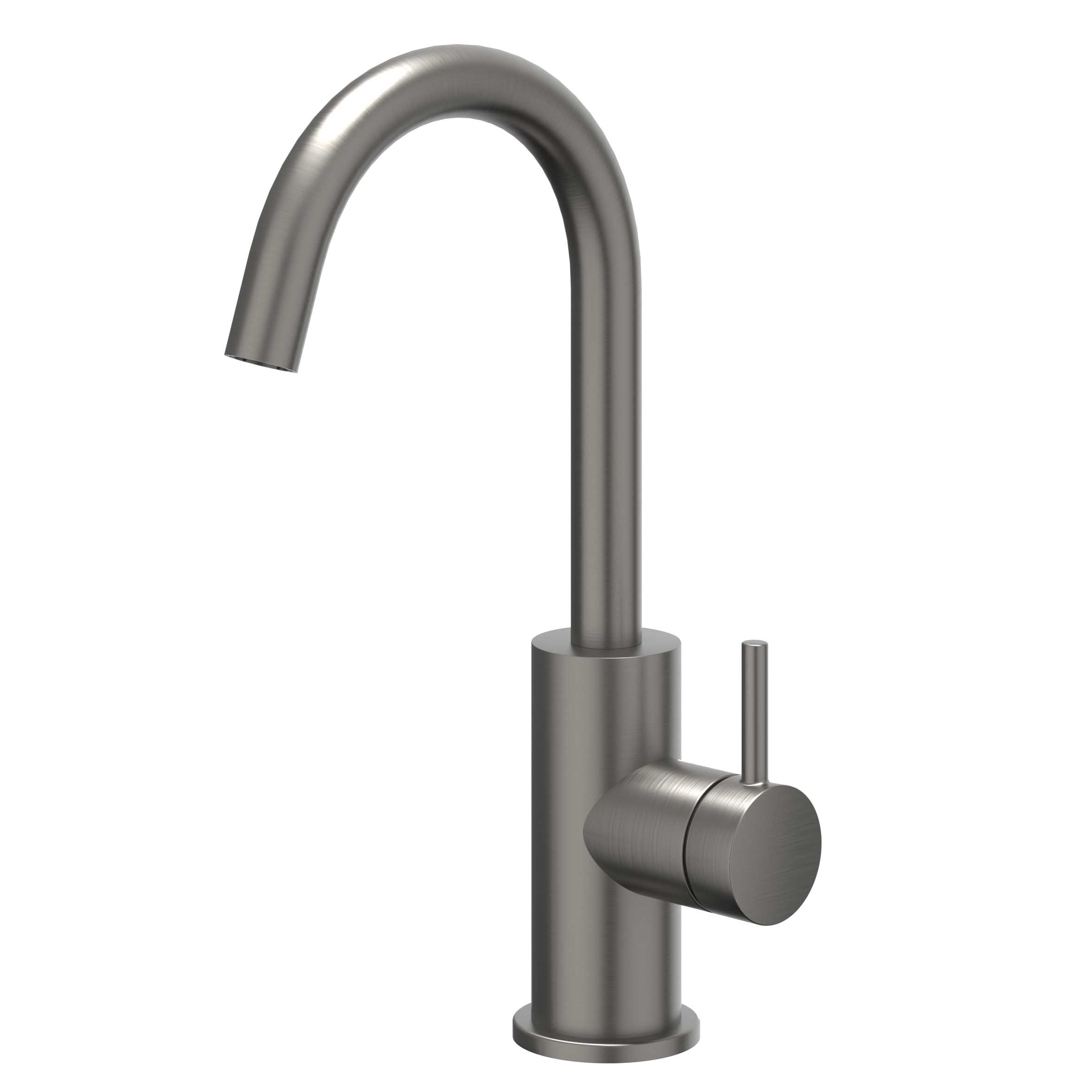 IVY Bond Wastafelmengkraan opbouw met draaibare uitloop coldstart 6100256 gebr. metal black PVD