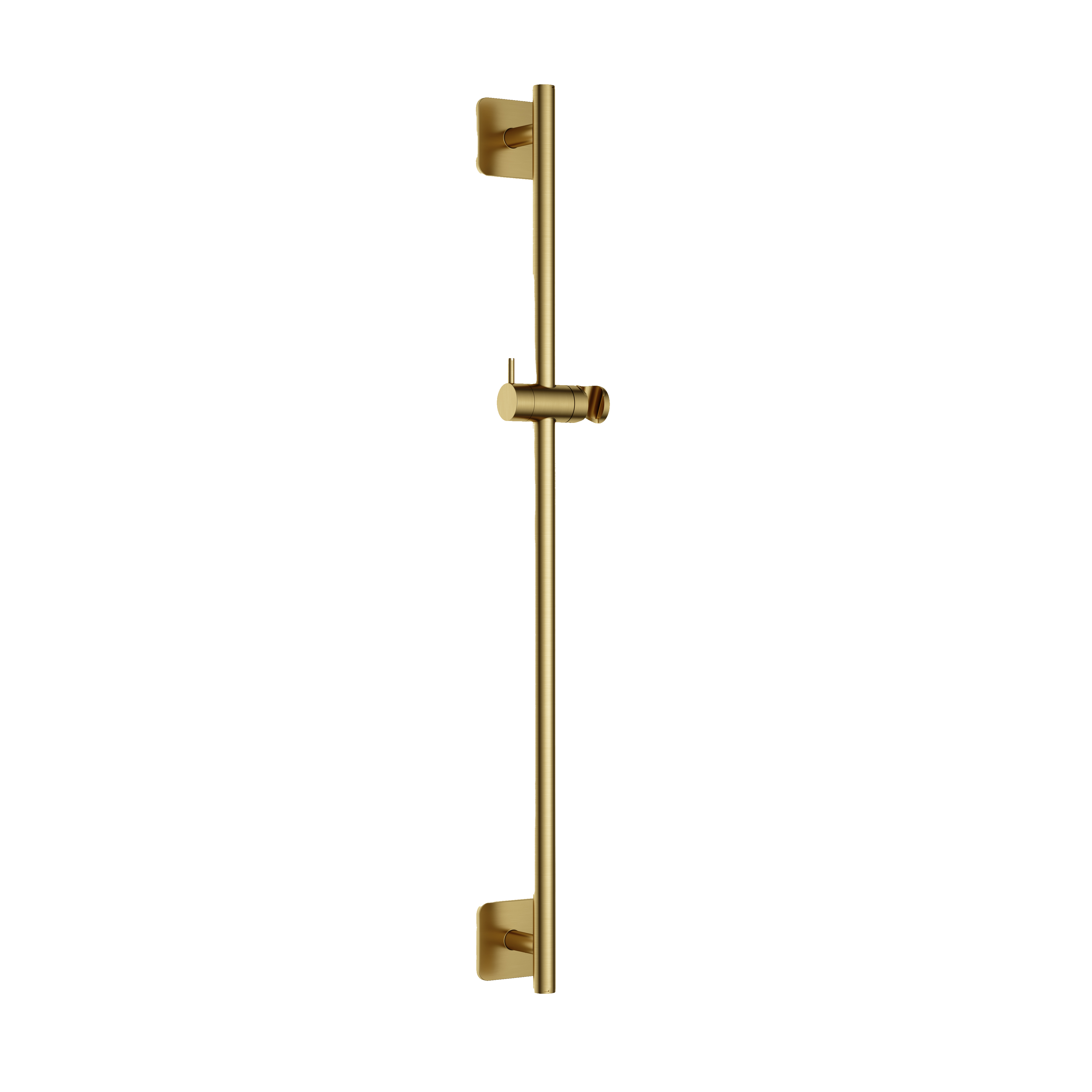Hotbath Gal verstelbare glijst. 100 cm GL311BBP Geborsteld Messing PVD