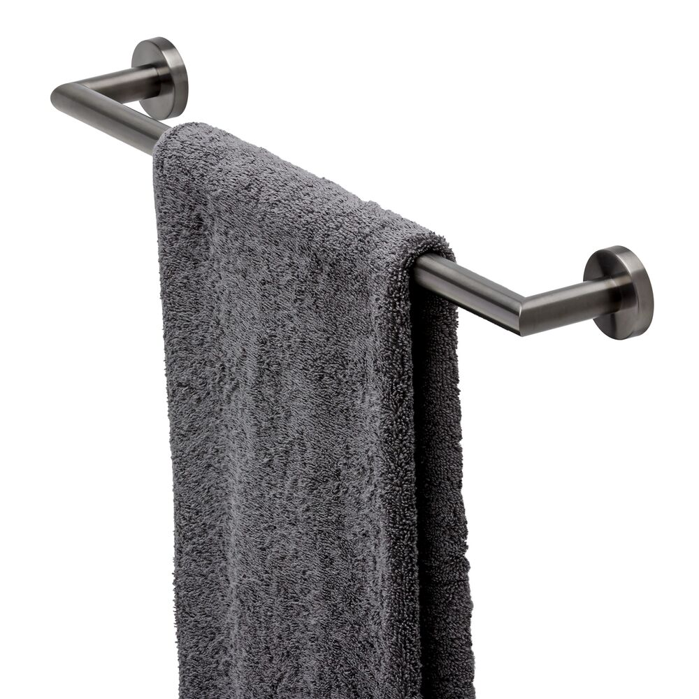 Geesa Nemox Brushed Black wandhanddoekhouder 45 cm 916507-09-45