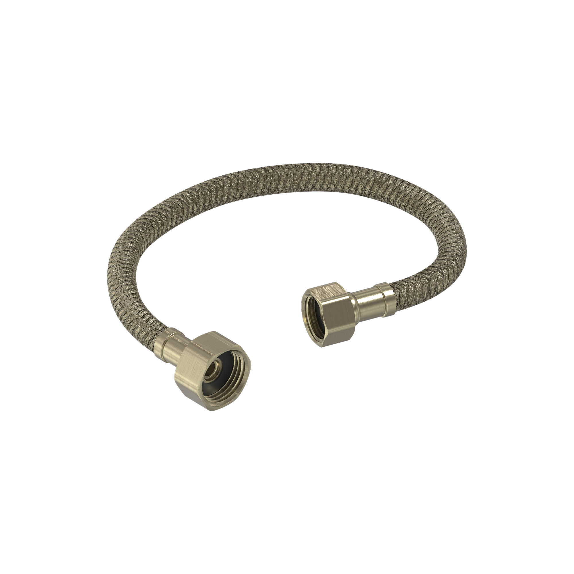 MAY Flexibele aansluitslang fonteinkraan 30cm 6804454 Geborsteld mat goud PVD