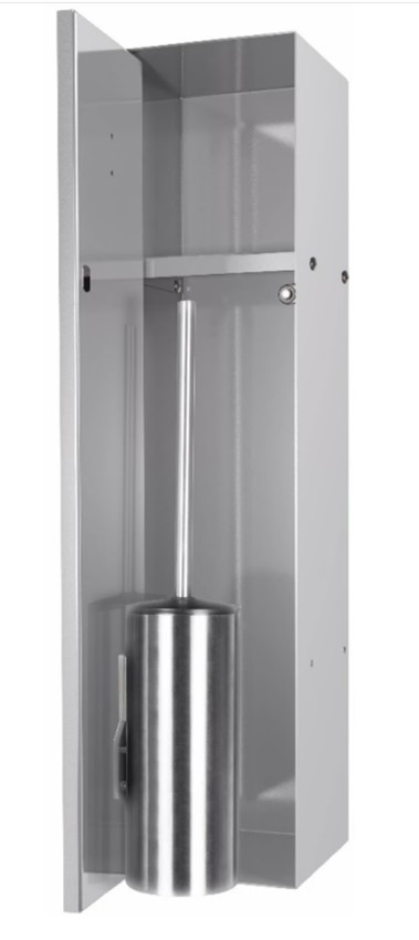 Looox Inbouw toiletborstelgarnituur betegelbaar CL-8 RVS