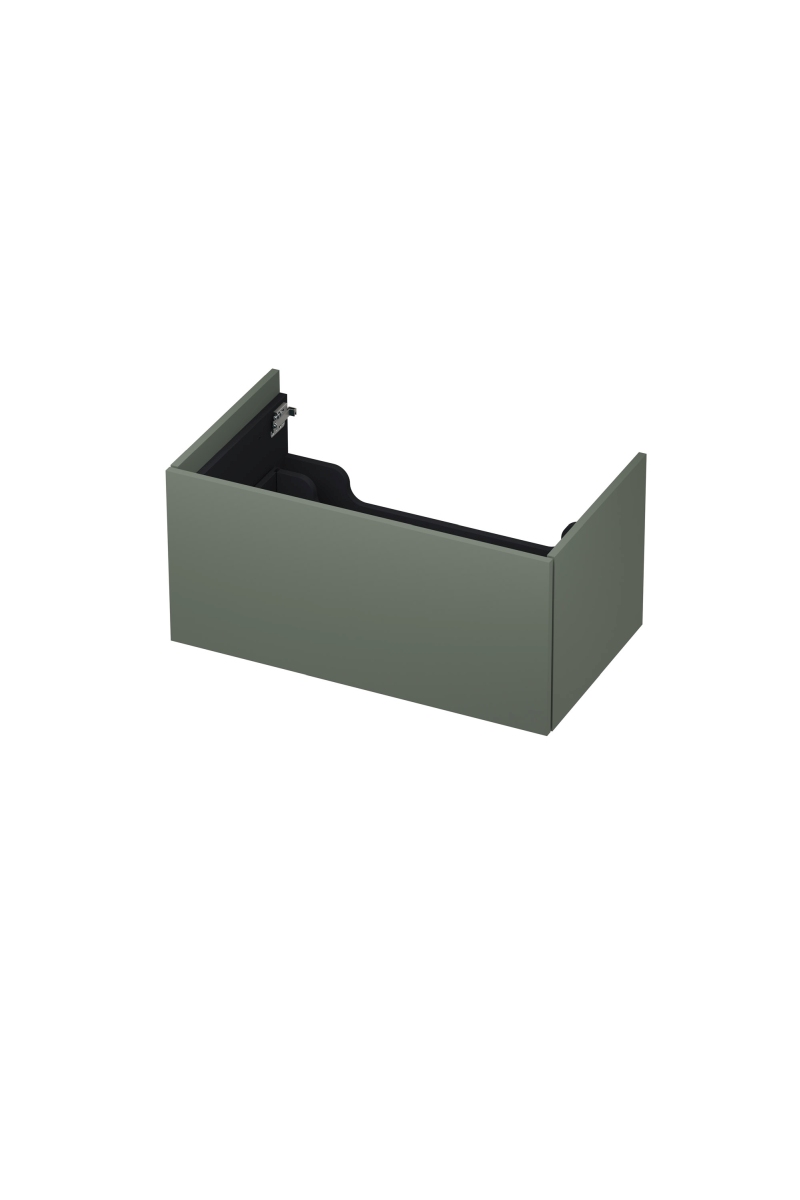INK onderkast 1 lade push 2 open 1259623 mat beton groen H376xB800xD450