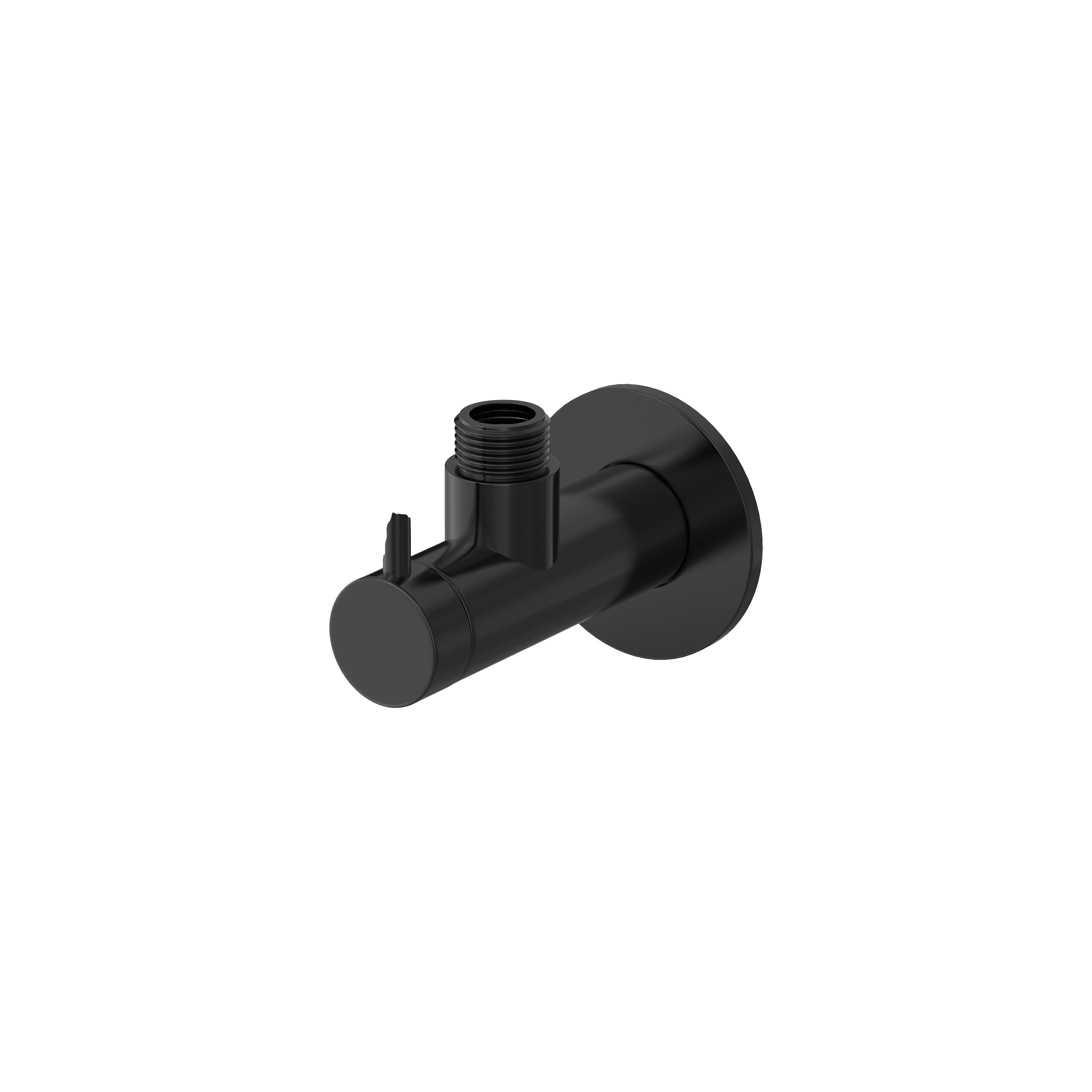 Hotbath Cobber hoekstopkraan rond m. filter 1/2 P2002MBP Mat Zwart PVD