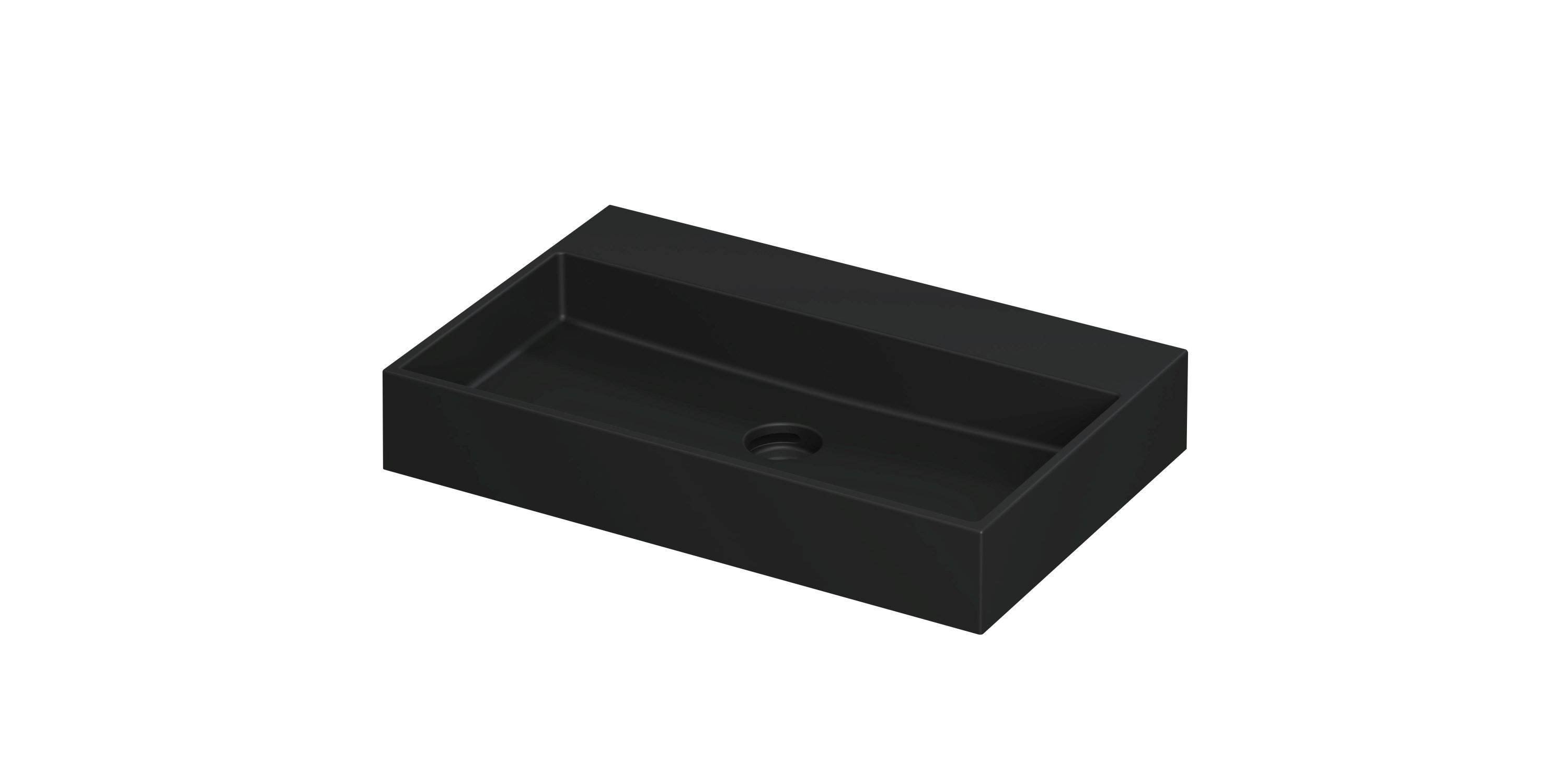 INK United wast. porselein z. krgt. incl. click plug en verb. overl. 0206024 Mat zwart