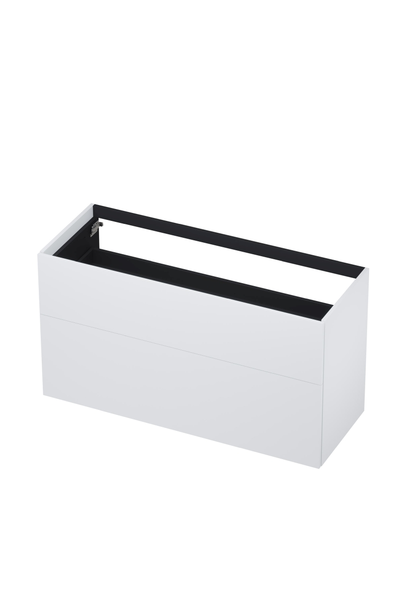 INK onderk. 2 laden push to open 65cm gelakt 1259205 Mat wit H650xB1200xD450