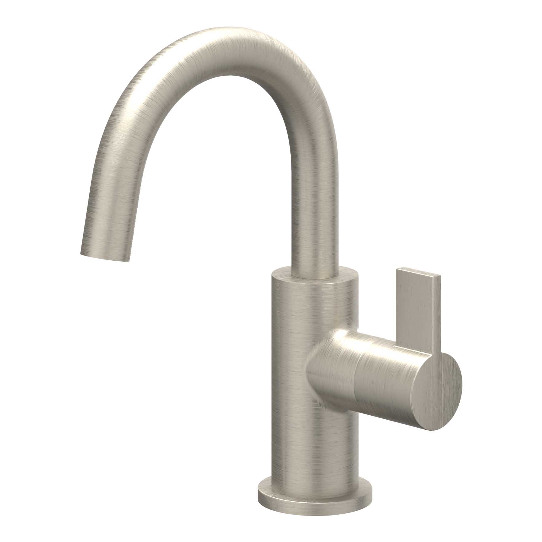 IVY Pact Fonteinkraan staand model met draaibare uitloop 6402153 gebr. nickel PVD