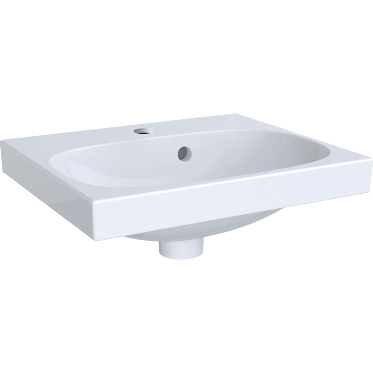 Geberit Acanto fontein 45x38.2cm m.krgt. m.overl. 500.636.01.8 Wit KeraTect