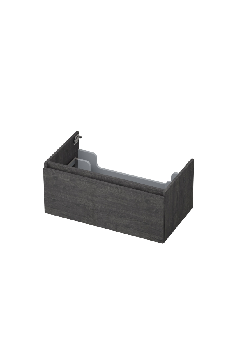 INK onderkast 1 lade gr.loos m. houten keerlijst 1257526 Oergrijs H350xB800xD450