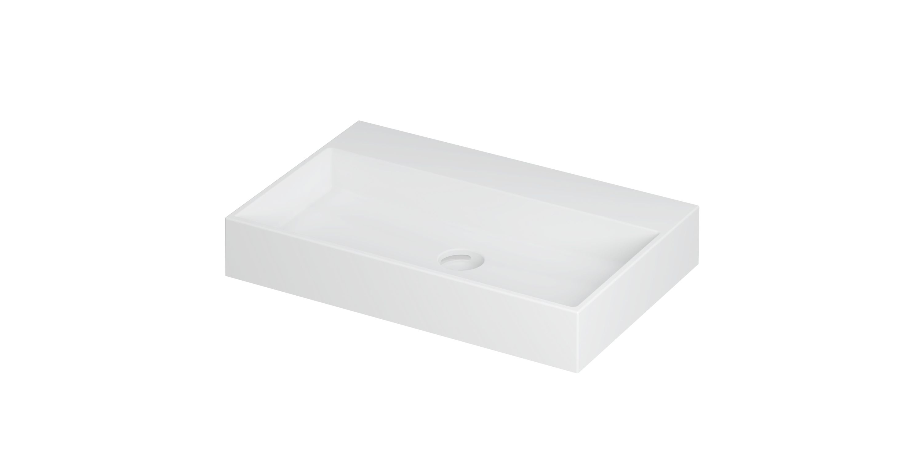 INK United wast. porselein z. krgt. incl. click plug en verb. overl. 0206022 Mat wit