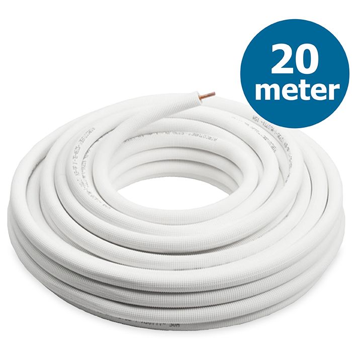 Mtr. Koelleiding geisoleerd enkel rol a 20 meter 5/8 x 1.00 mm