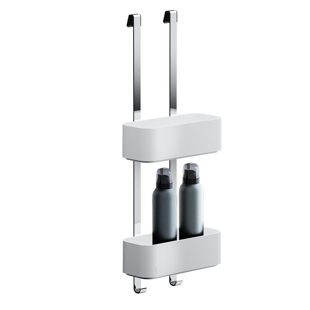 Geesa Frame Hangend doucherek Wit / Chroom 918902-02