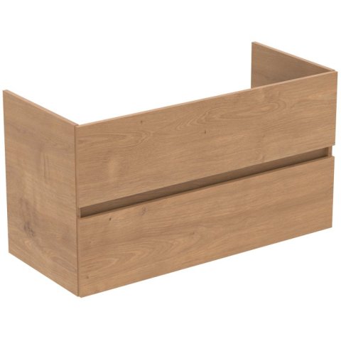 Tiempo wastafelmeubel 100x44 2 laden R0265Y8  Licht Eiken