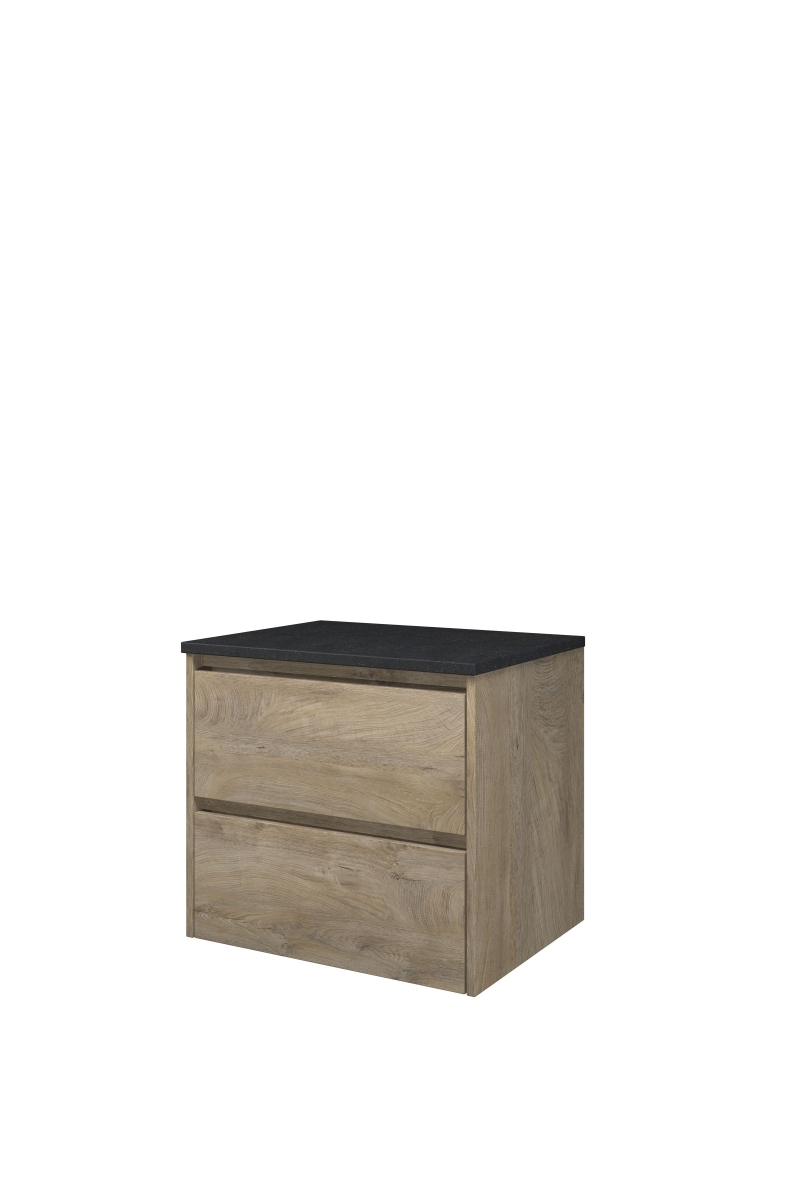 Proline Top afdekplaat hardsteen onderk. symm. DBSB60RO H540xB600xD460 Raw oak / Blue stone