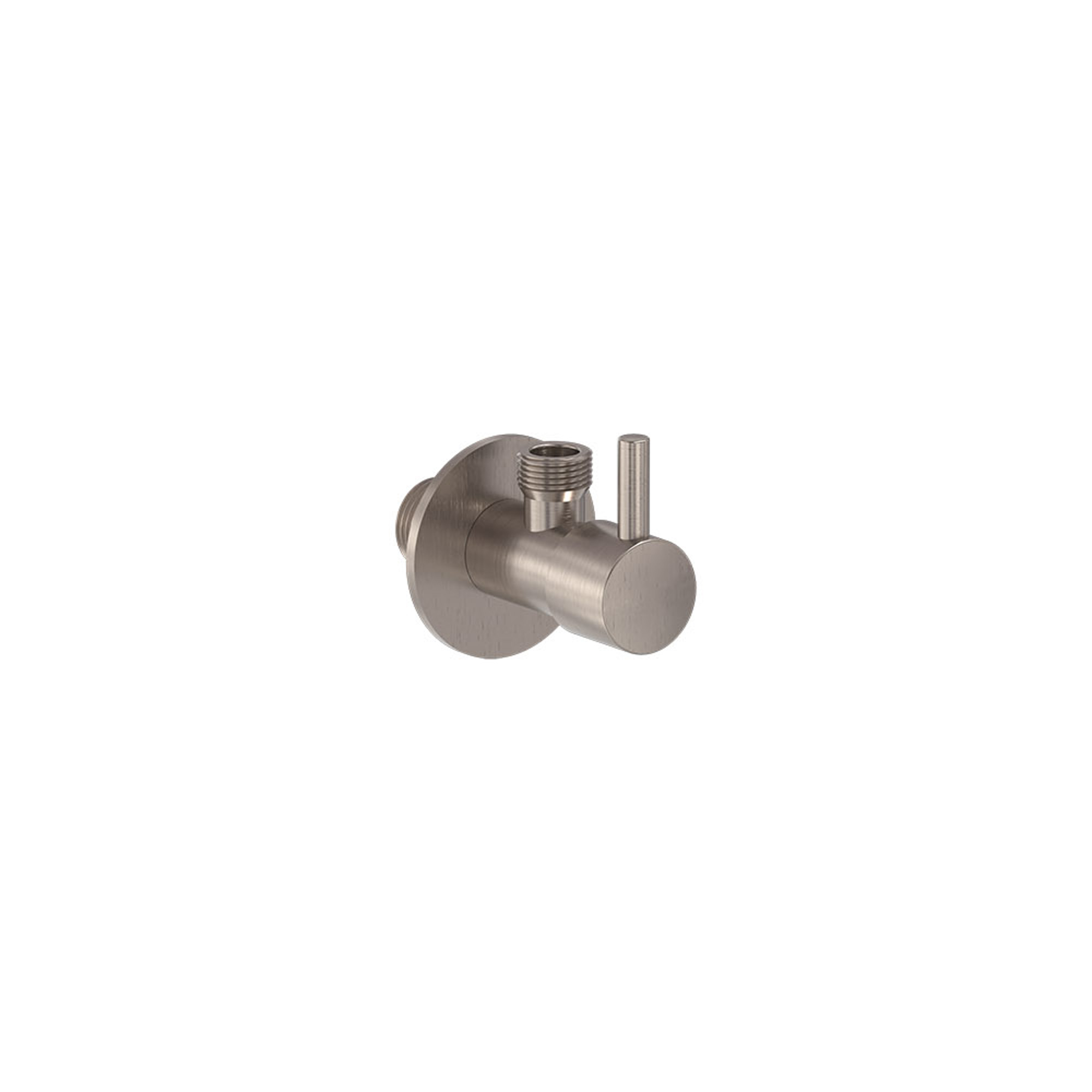 MAY Hoekstopkraan 6804503 Geborsteld nickel PVD