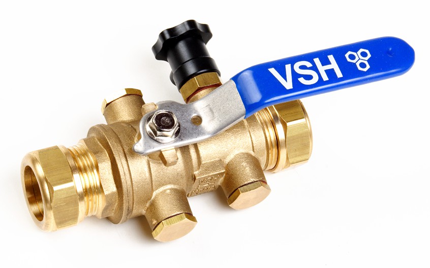 VSH Protect EA met geintegreerde kogelkraan 28 knel inclusief aftapper 0504207