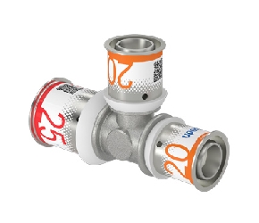 Uponor S Press Plus pers verloop t stuk 25x20x20 1070576
