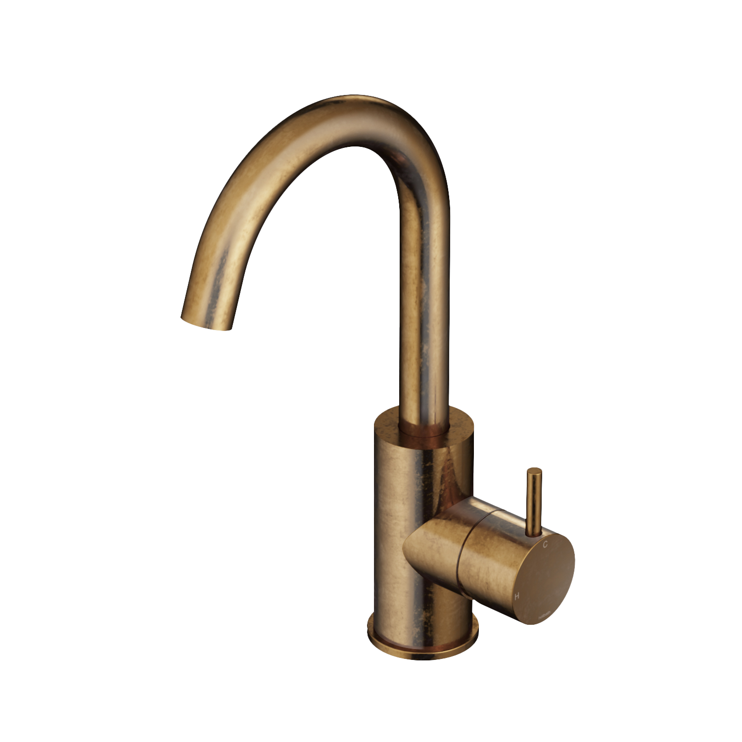 Hotbath Cobber wastafelmengkraan CB004AB Verouderd messing