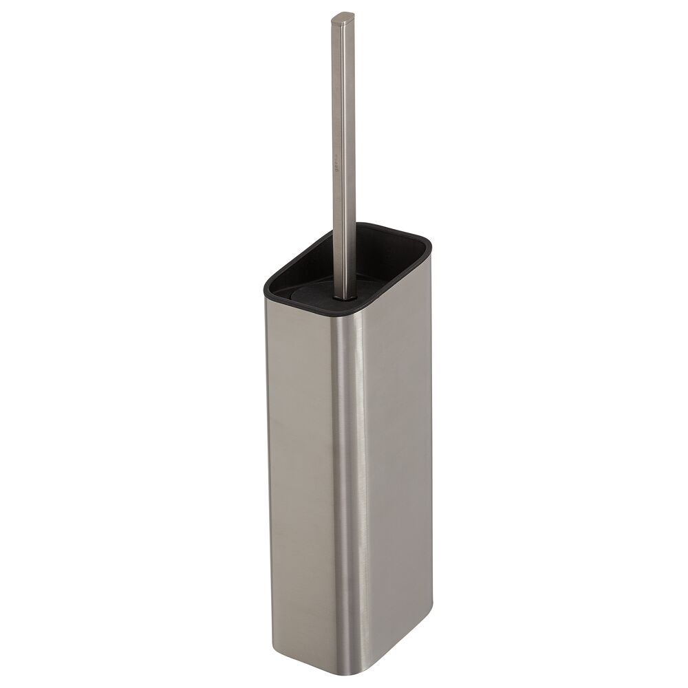 Geesa Shift toiletborstel met houder rvs geb. (zwarte deksel en borstel) 919911-05-06