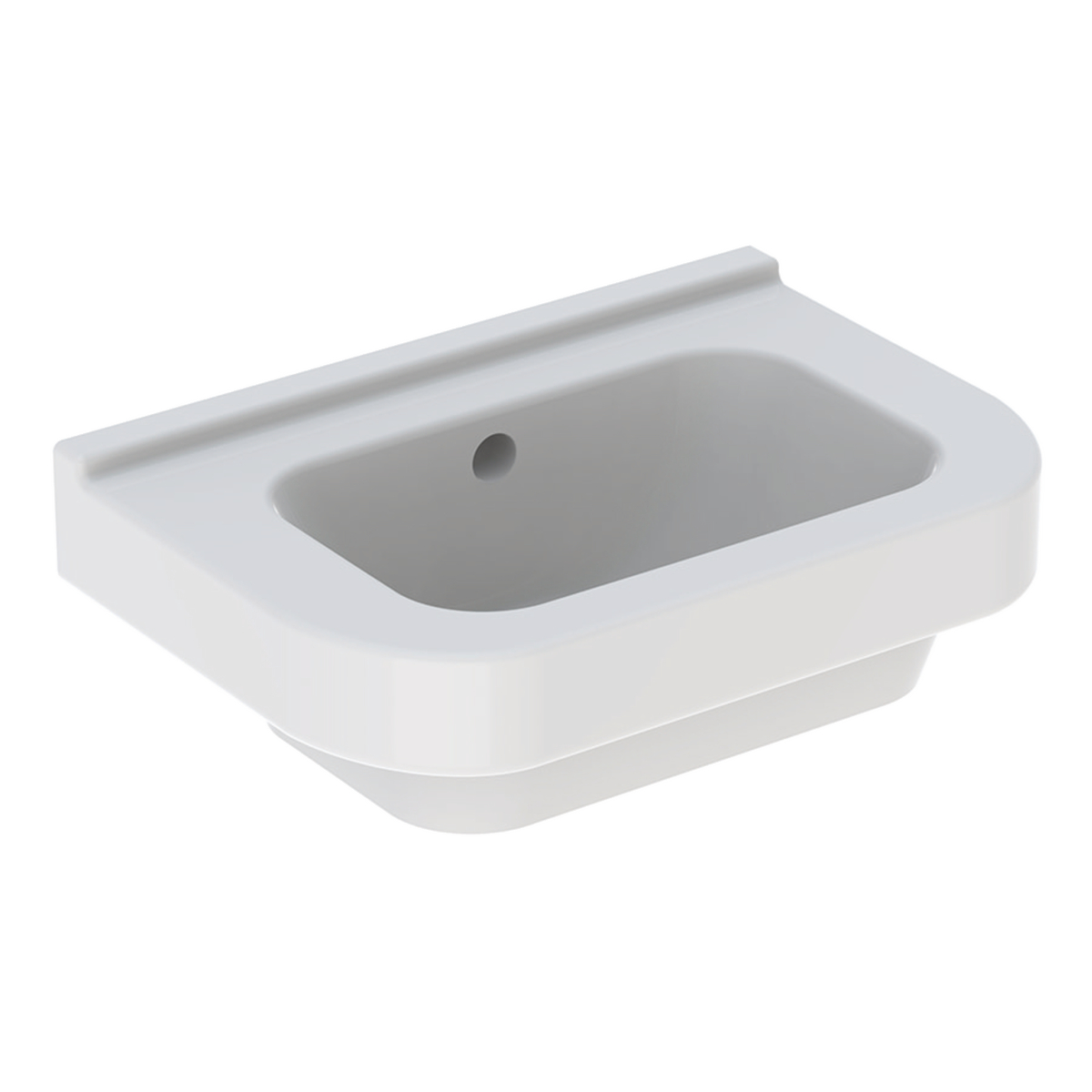 Geberit 300 Basic fontein 36x25cm z.krgt. m.overl. S8400105000G wit
