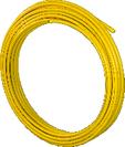 Meter Uponor gas buis geel 50 meter per rol 25 1023250