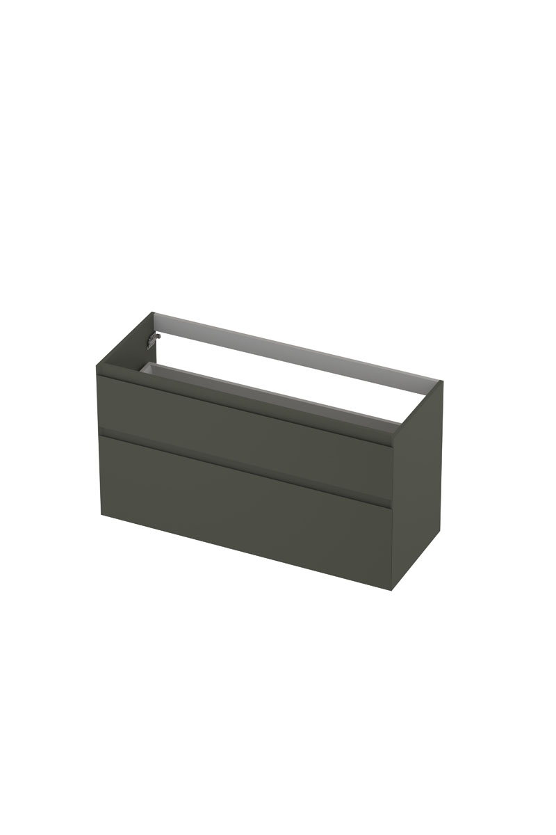 INK onderk. 2 la GL gelakt 45gr a-symm. H1200xB450xD650 Mat beton groen / 1240857
