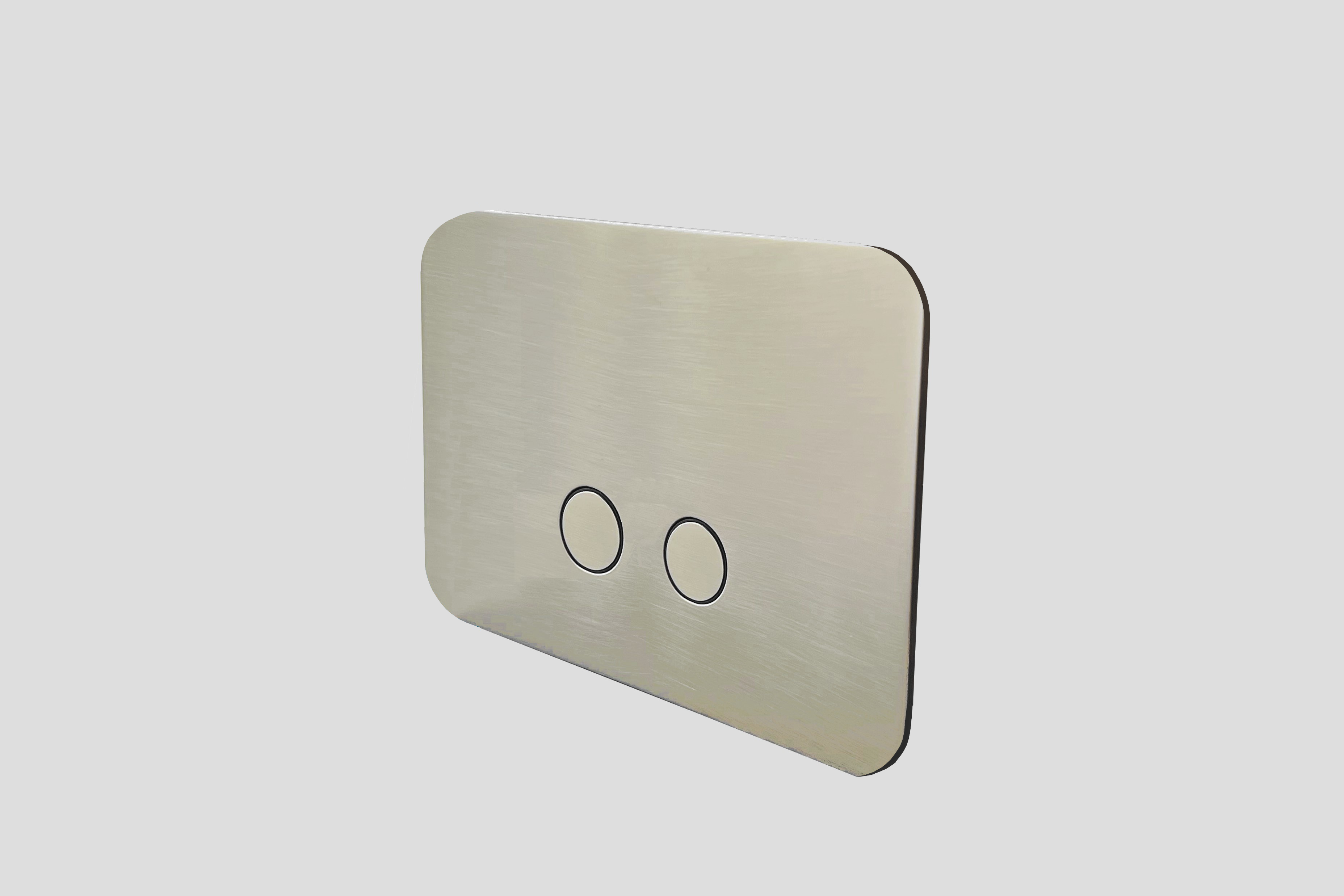 Lagoo Garda Bedieningspaneel m. magneet bevestiging (geschikt voor Tece) G6135BN Brushed Nickel