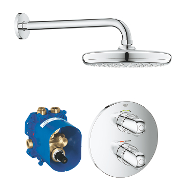 Grohe Grohtherm comfortset inbouw rond 34726000