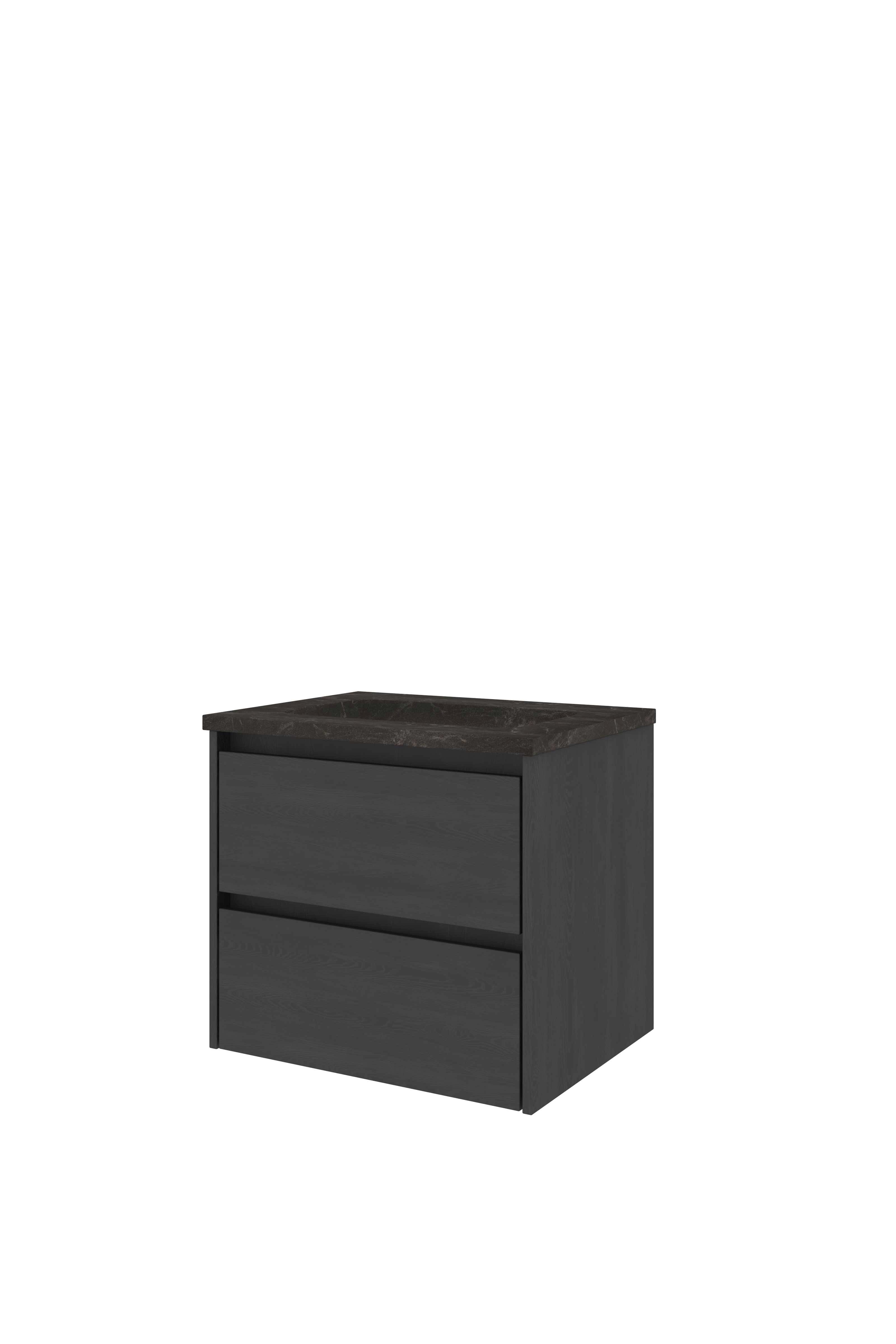 Proline Set hardsteen Elegant wast. z. krgt. en onderkast sym. RBSB600BO Black oak/Blue stone 600x460x545