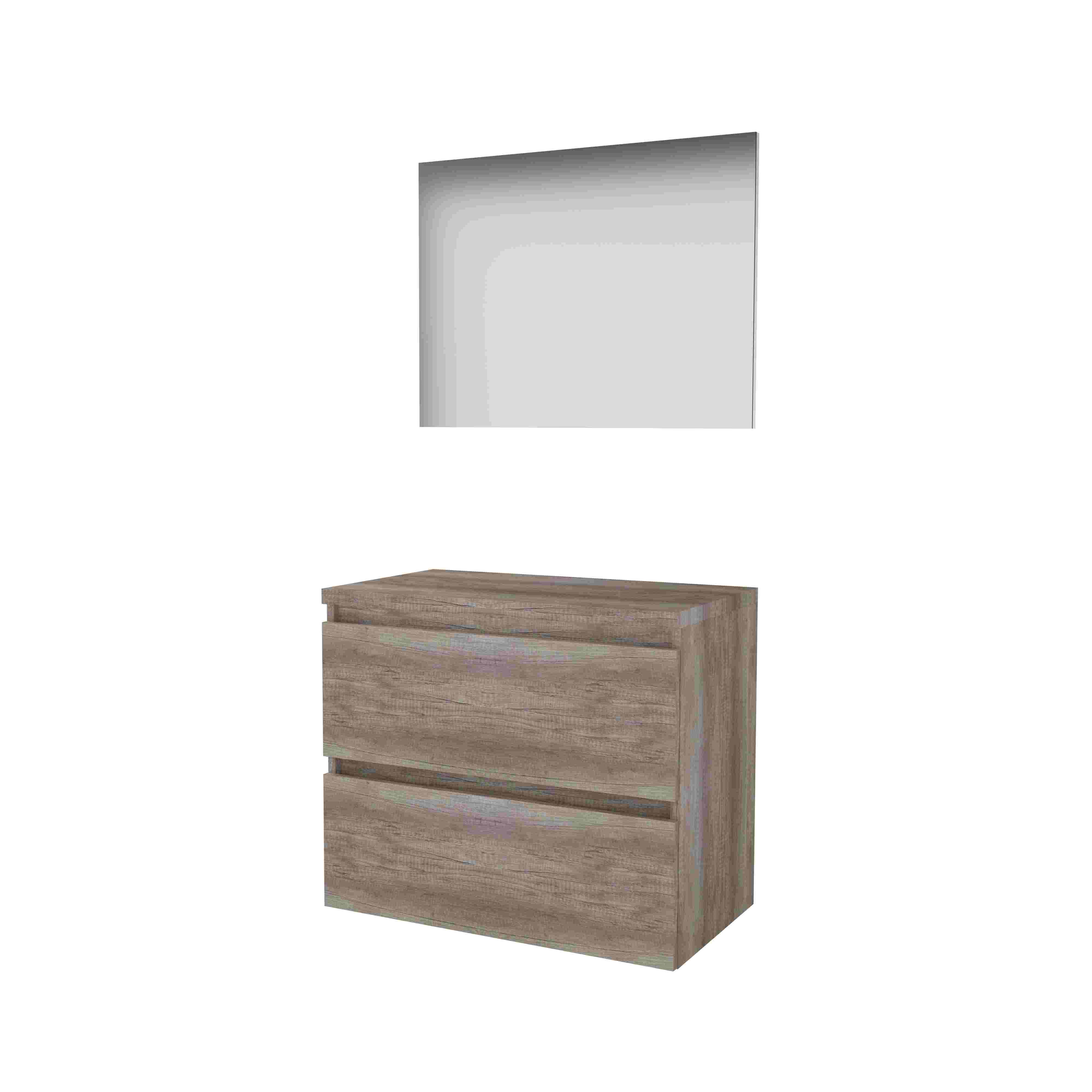 Basic Basic 46 onderk. GL incl. 2 la + afdekplaat incl. spg. op plaat B800xD460 Scotch Oak / 1813446