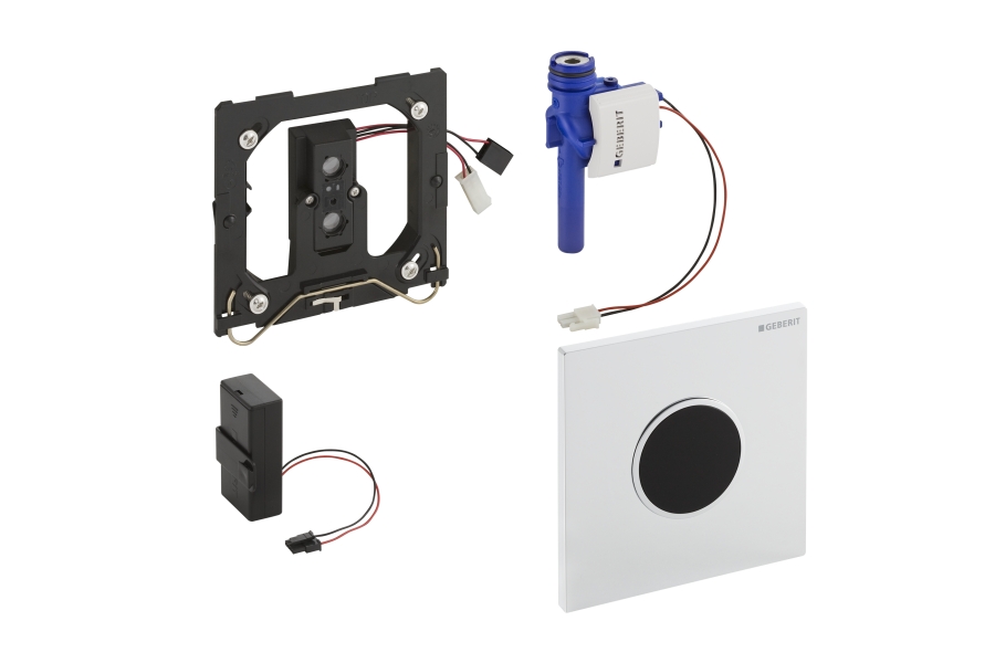Geberit HyTronic urinoirstuursysteem IR batterij 9V Sigma10 116.035.KL.1 wit / matchroom / matchroom