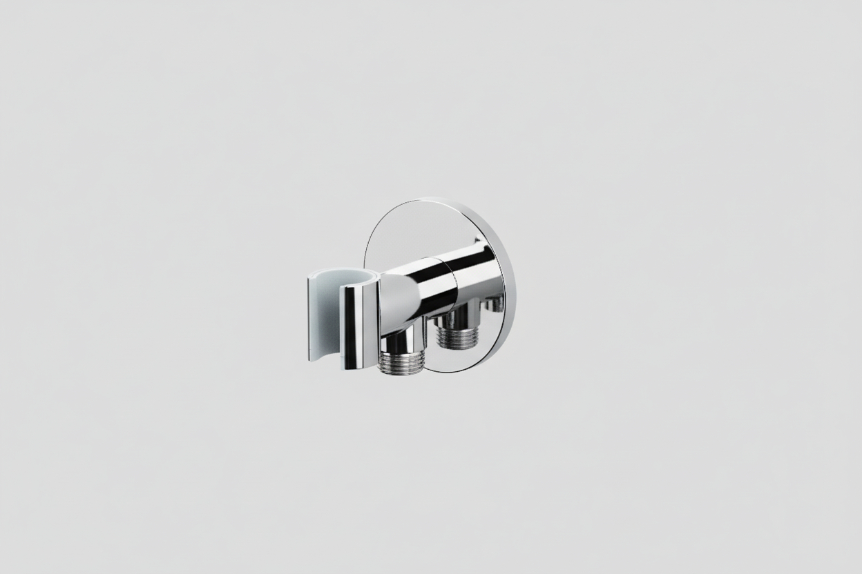 Lagoo Garda handdouchehouder + wanduitlaat G2244CH Chrome