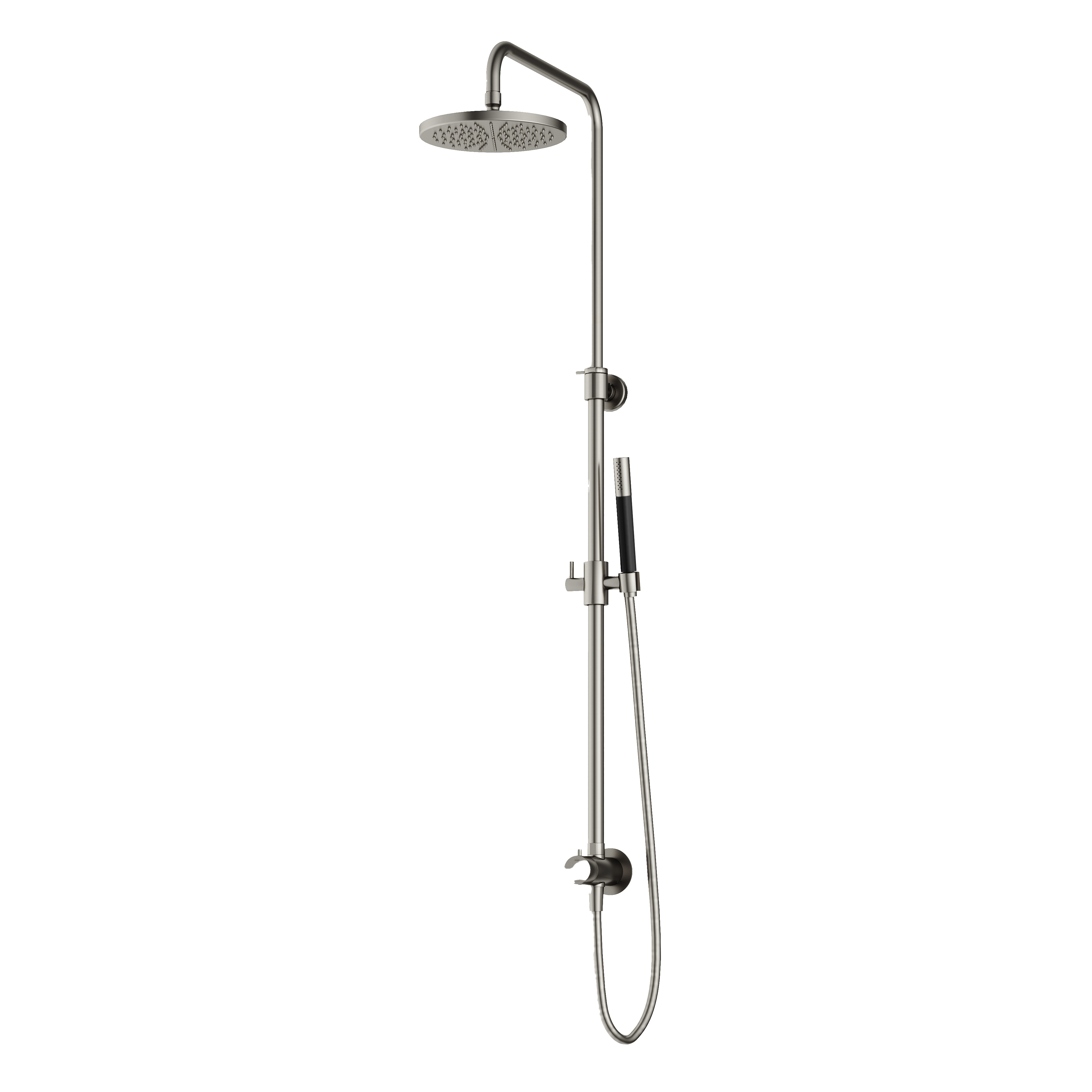 Hotbath Mate stortdoucheset hoofddouche 20 cm M538GN Geborsteld Nikkel